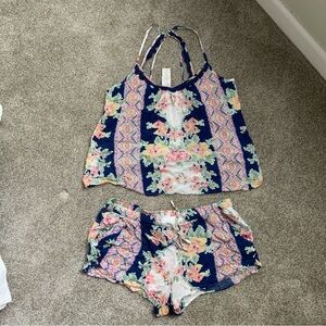 In Bloom by Jonquil Pajama Shorts Set Medium
